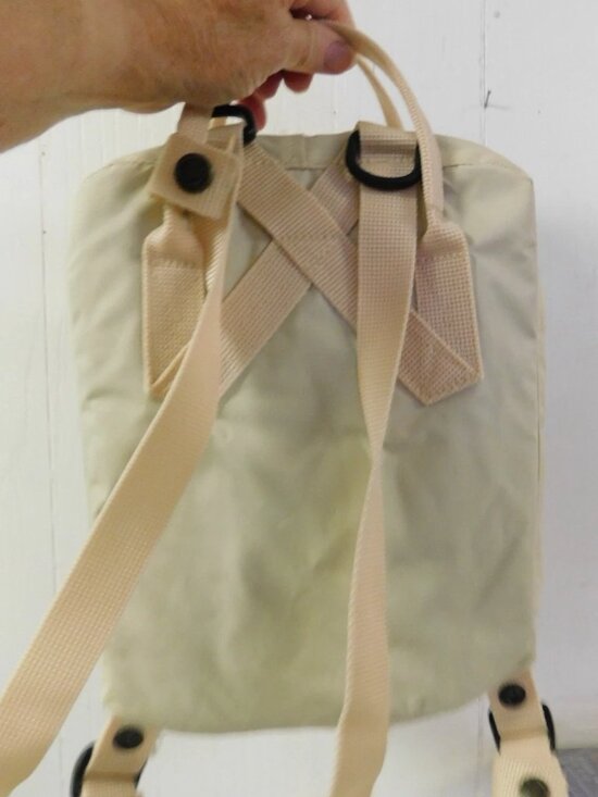 Fjallraven Kanken Sling Backpack Bag with Seat Cusion Khaki Cream Color main image 8